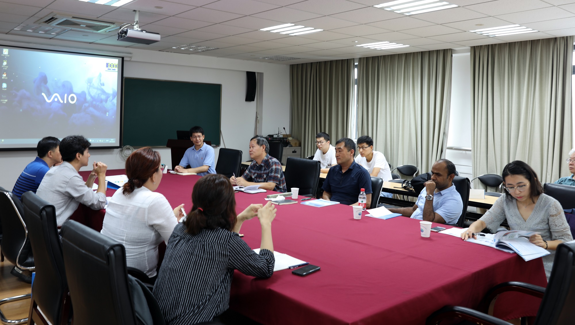 China-Korea Academic Exchange and Seminar on Stationary Satellite Held in SIO