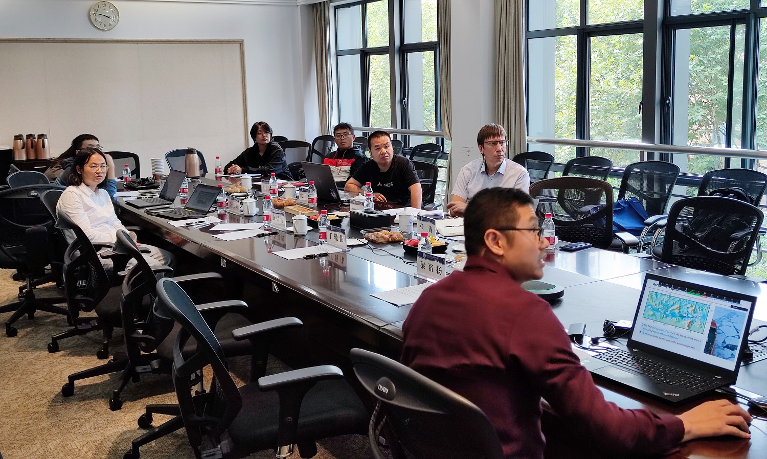 The China-Russia Geological Seminar on the Arctic Eurasia Basin and Gakkel Mid-Ocean Ridge was held in the SIO